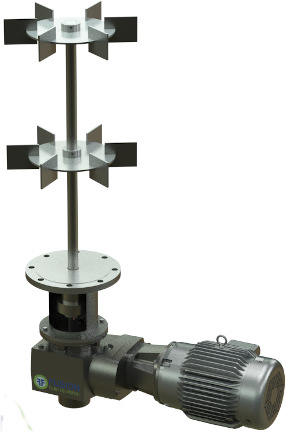 Small to large scale, premium right angle, 3-4 stage helical/bevel gearing, custom configured drives. Gear ratios from 10 RPM to 220 RPM, power from 1/3HP-200HP, cast iron frame.