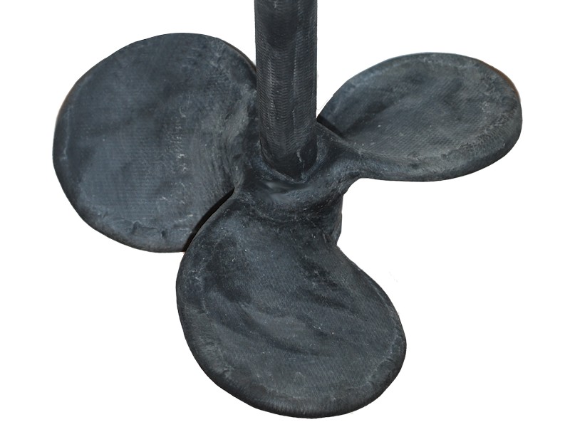 marine impeller with rubber coating