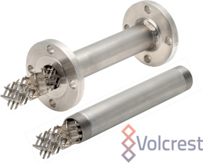 VXM series features X-grid elements, pipes, and fittings constructed from 316 schedule 40  stainless steel. This series accomplishes the highest level of mixing and dilution per static mixer length. Available with  male NPT threaded ends and 150 or 300 po